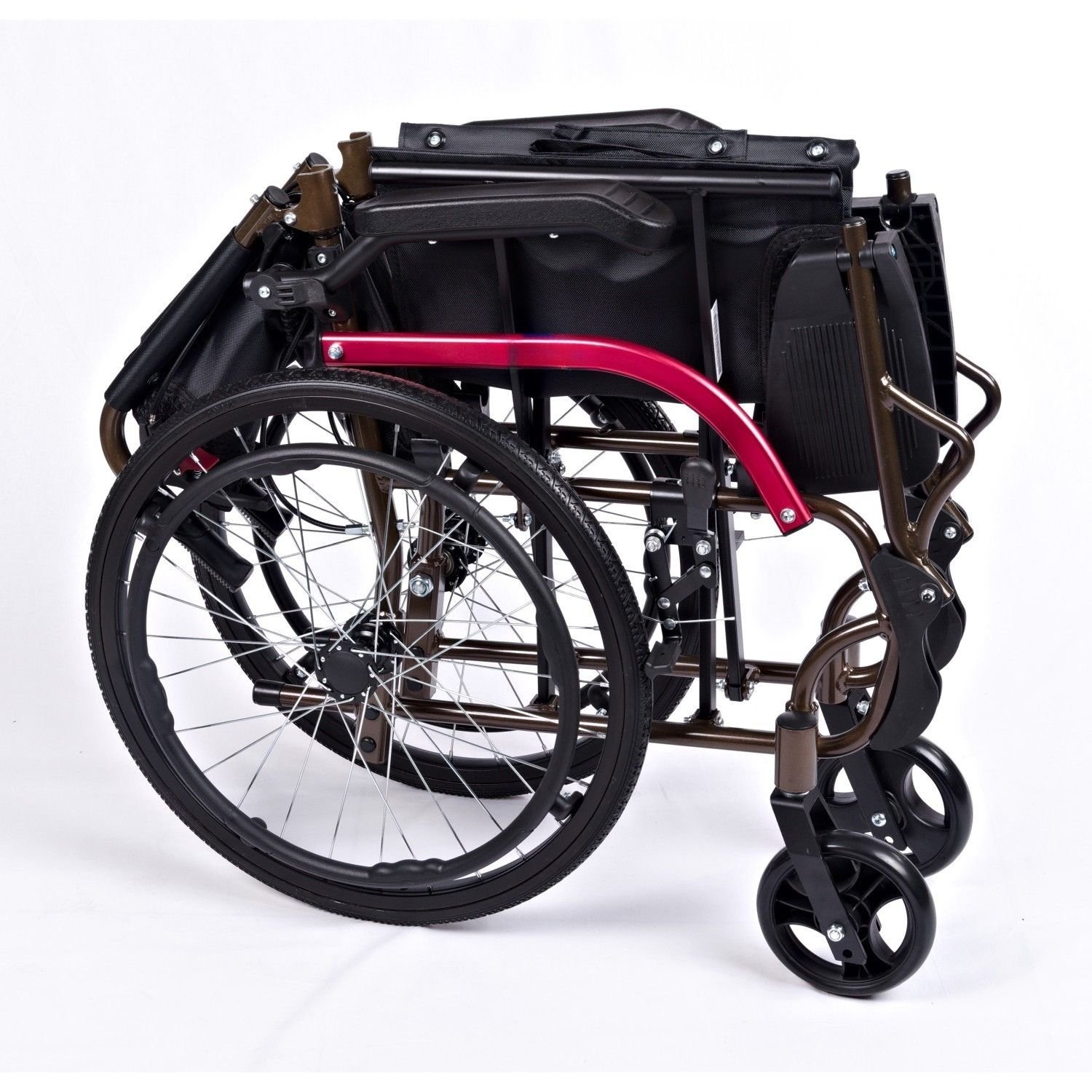 Kiralık Ultra Hafif Manuel Tekerlekli Sandalye 2 Ultra hafif tekerlekli sandalyenin şık tasarımı