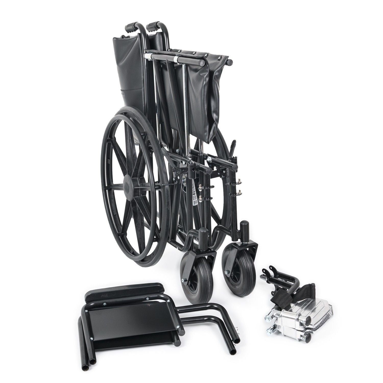 Kiralık Büyük Beden Manuel Tekerlekli Sandalye 4 Büyük beden tekerlekli sandalyenin refakatçi freni detayı