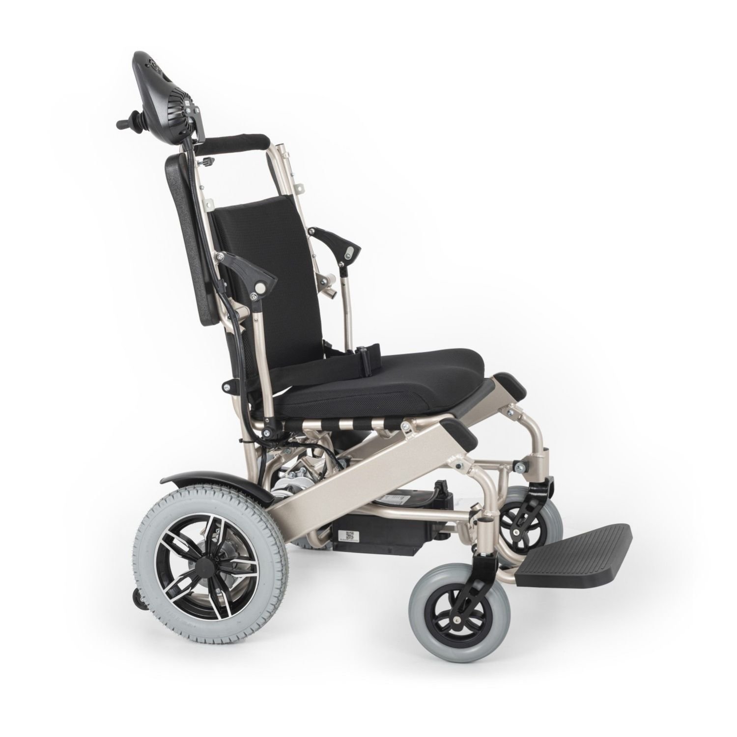 Kiralık Geniş Hafif Akülü Tekerlekli Sandalye 4 Konforlu ve hafif elektrikli sandalyenin lityum pili