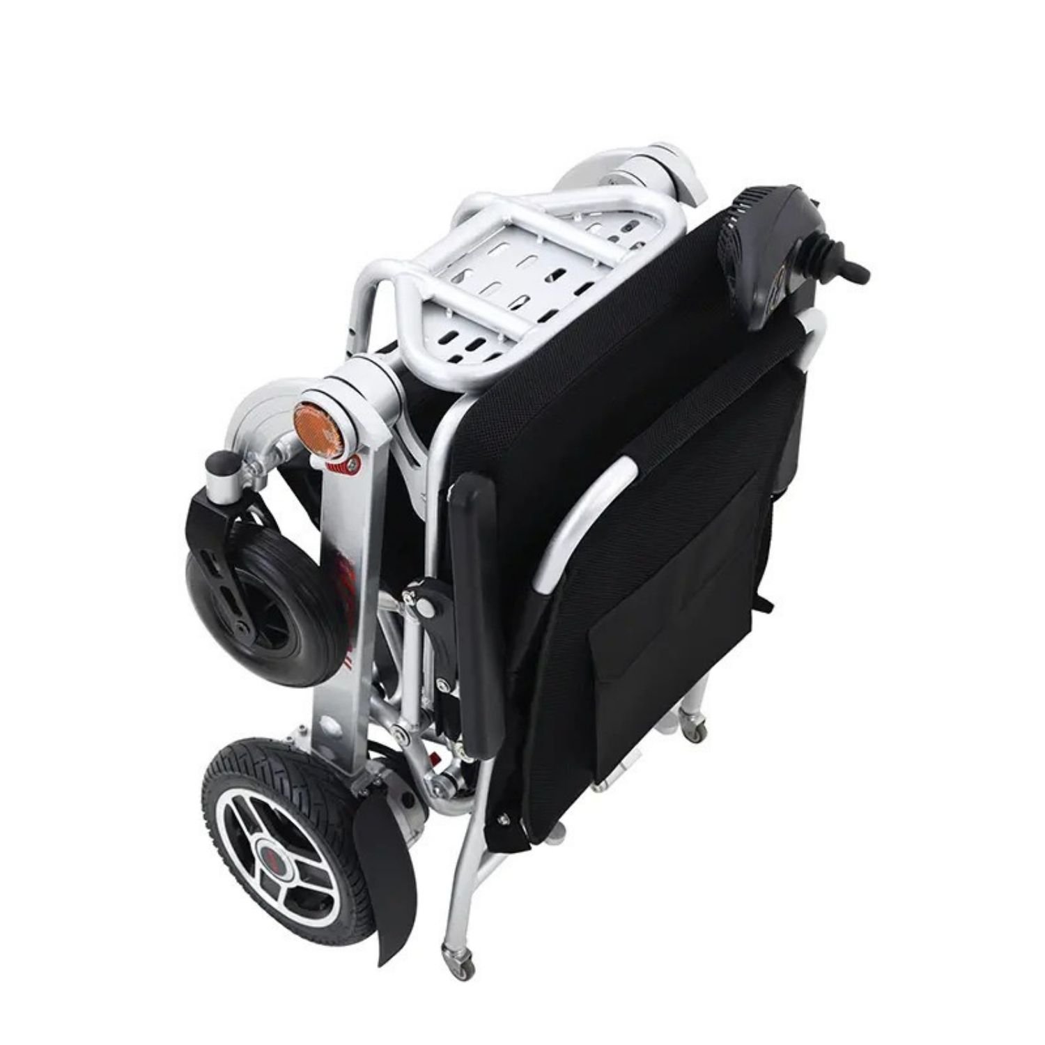 Kiralık Hafif Akülü Tekerlekli Sandalye 4 Lityum pilli akülü sandalyenin modern joystick'i