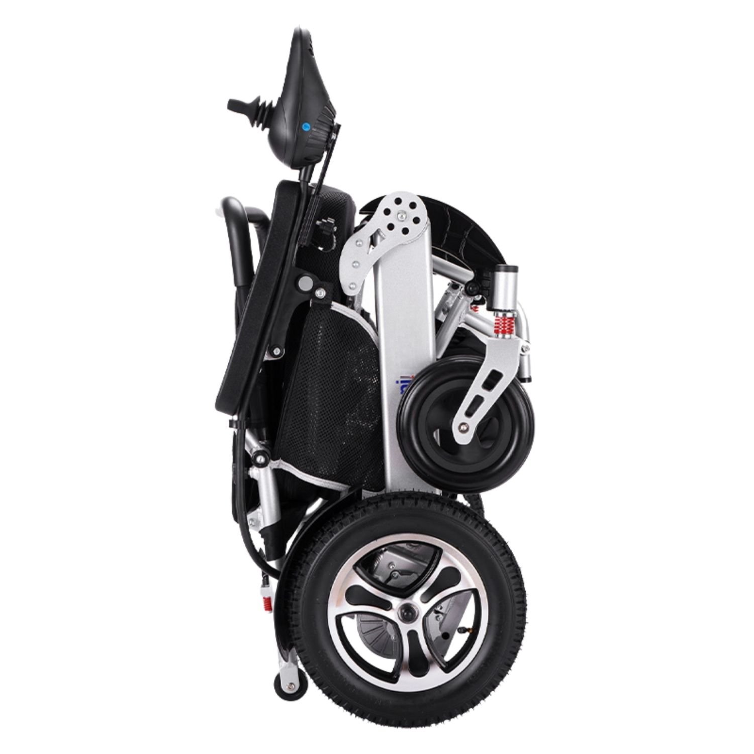 Kiralık Katlanır Akülü Tekerlekli Sandalye 2 Uzaktan kumandalı akülü sandalyenin modern tasarımı