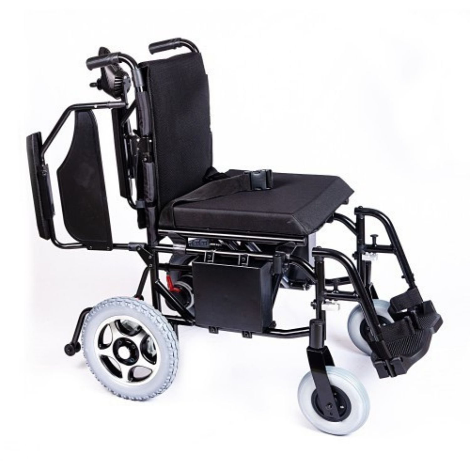 Kiralık Standart Akülü Tekerlekli Sandalye 4 Standart elektrikli sandalyenin çok yönlü ayaklıkları