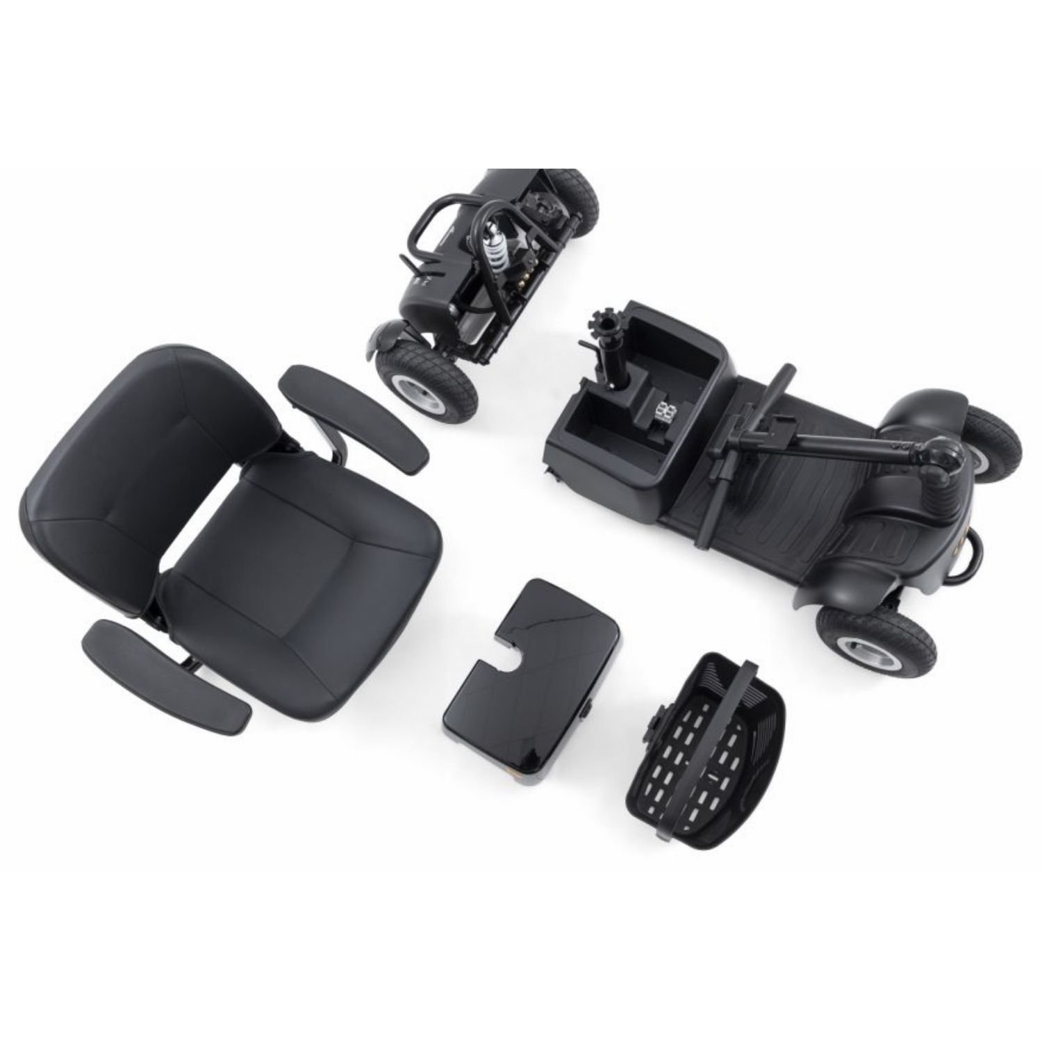 Vivo Kiralık Engelli ve Yaşlı Scooter 3 Engelliler için scooterın sökülebilir parçaları